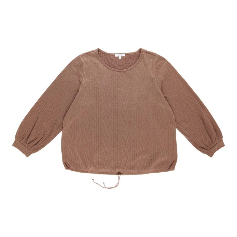 mySTYLE Women's Plus Solid Drawstring Sweater sold by Giant Tiger