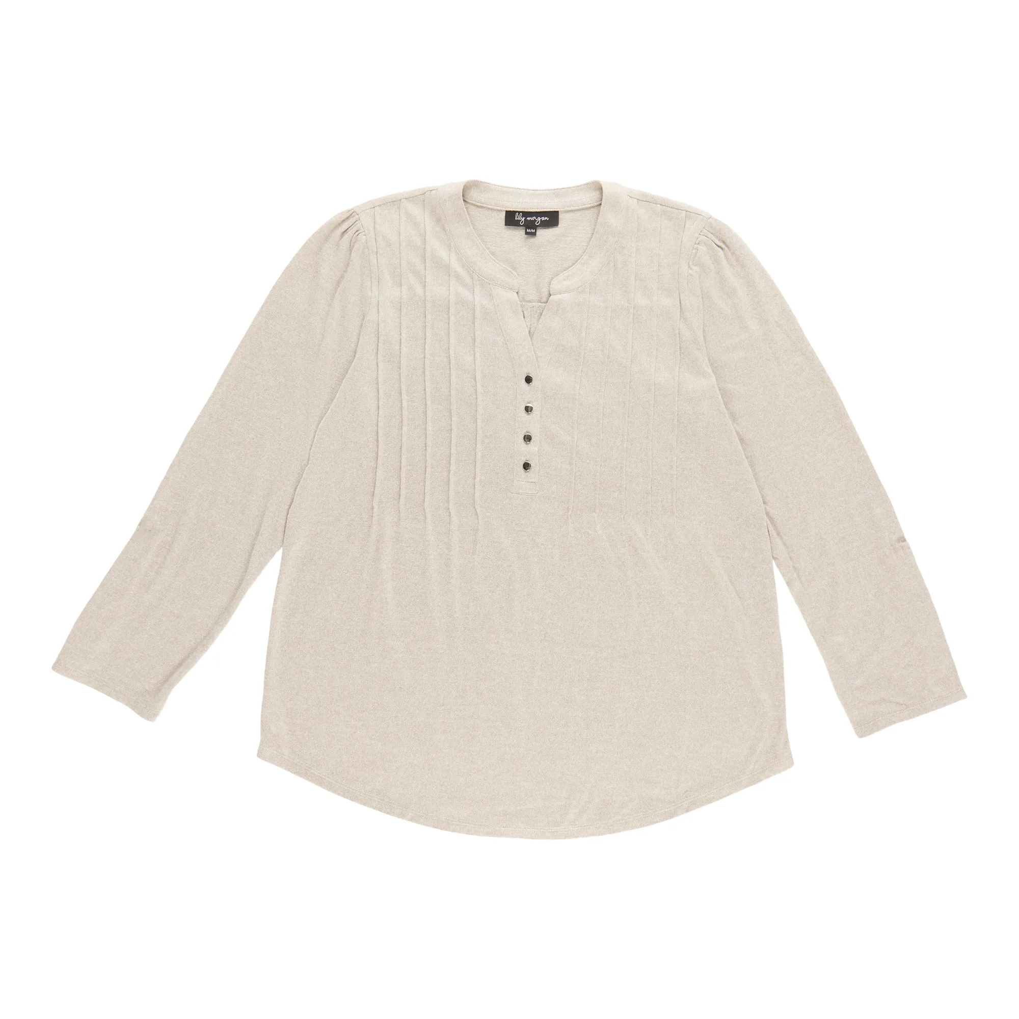 lily morgan Women's Long Sleeve Pintuck Top sold by Giant Tiger product image thumbnail 4