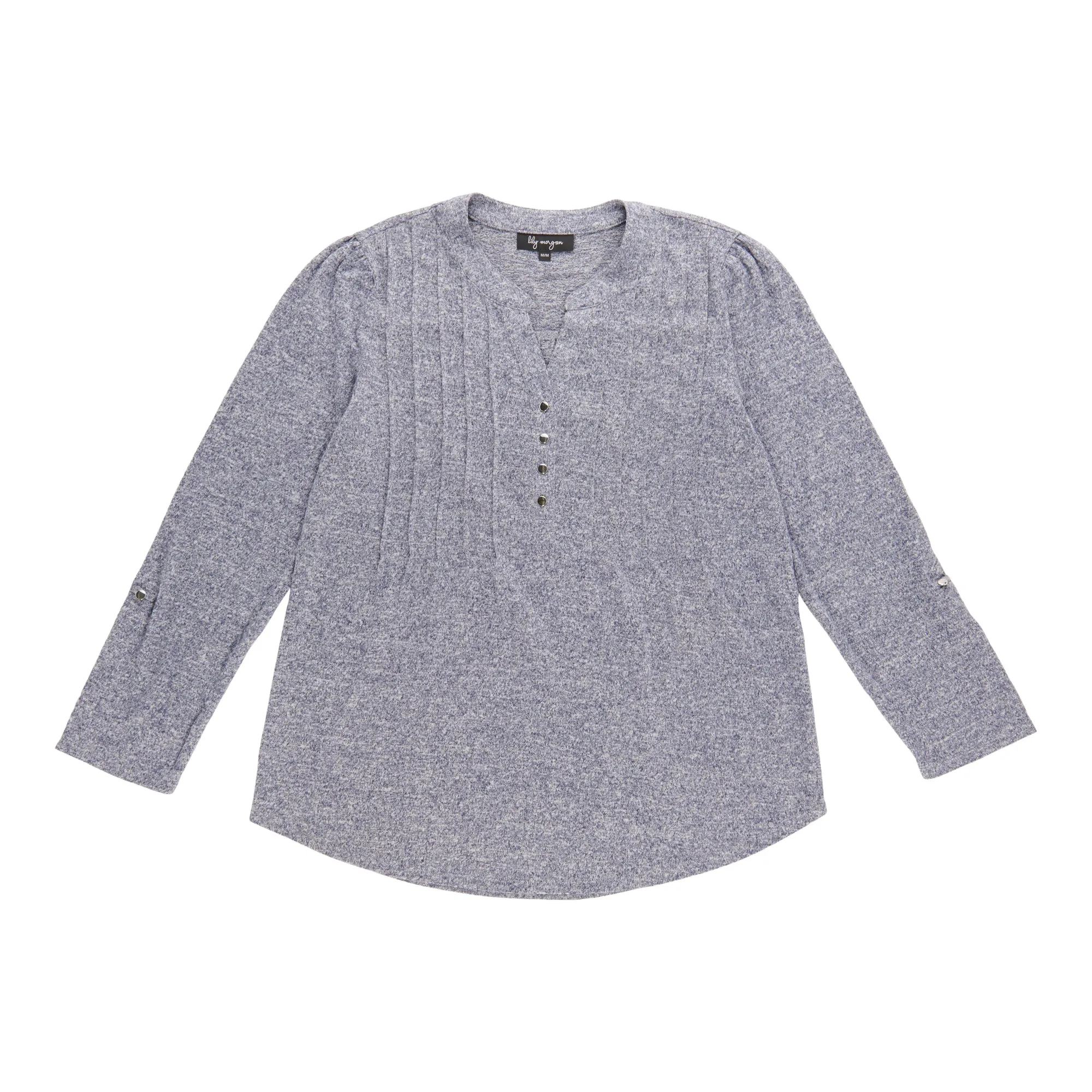 lily morgan Women's Long Sleeve Pintuck Top sold by Giant Tiger product image thumbnail 2