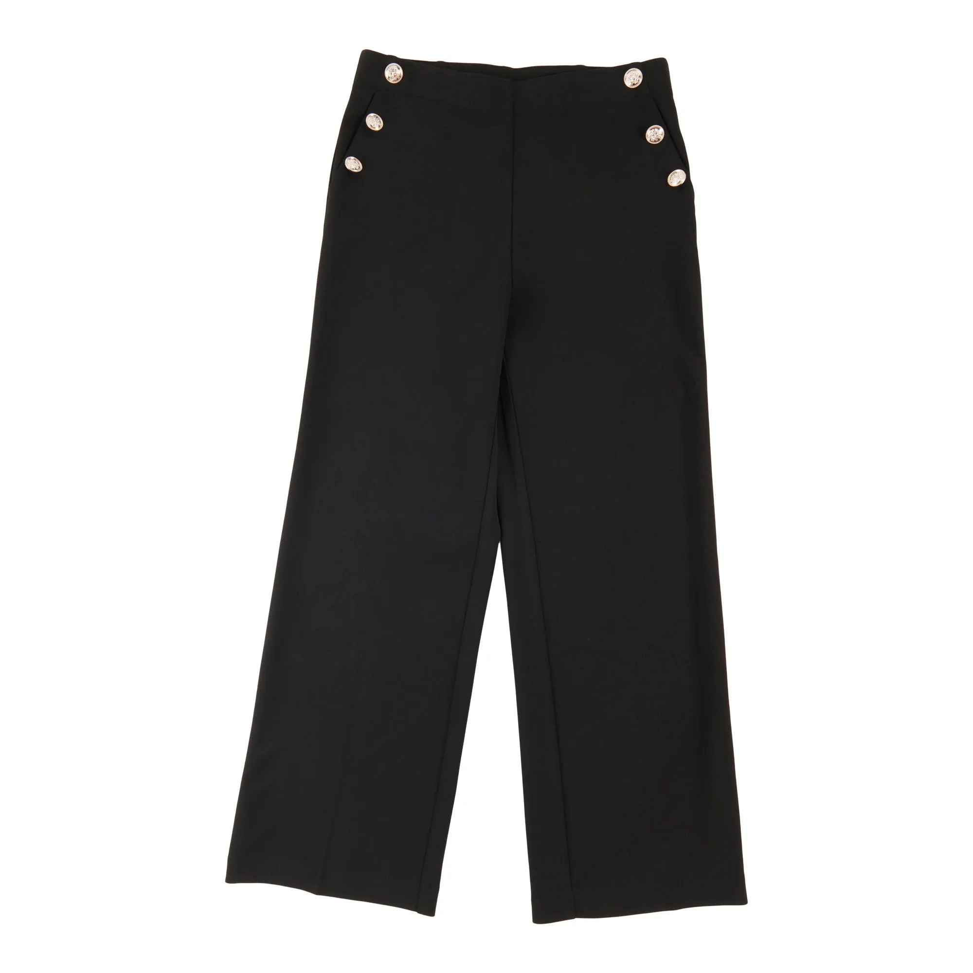 lily morgan Women's Sailor Button Wide-Leg Pants sold by Giant Tiger