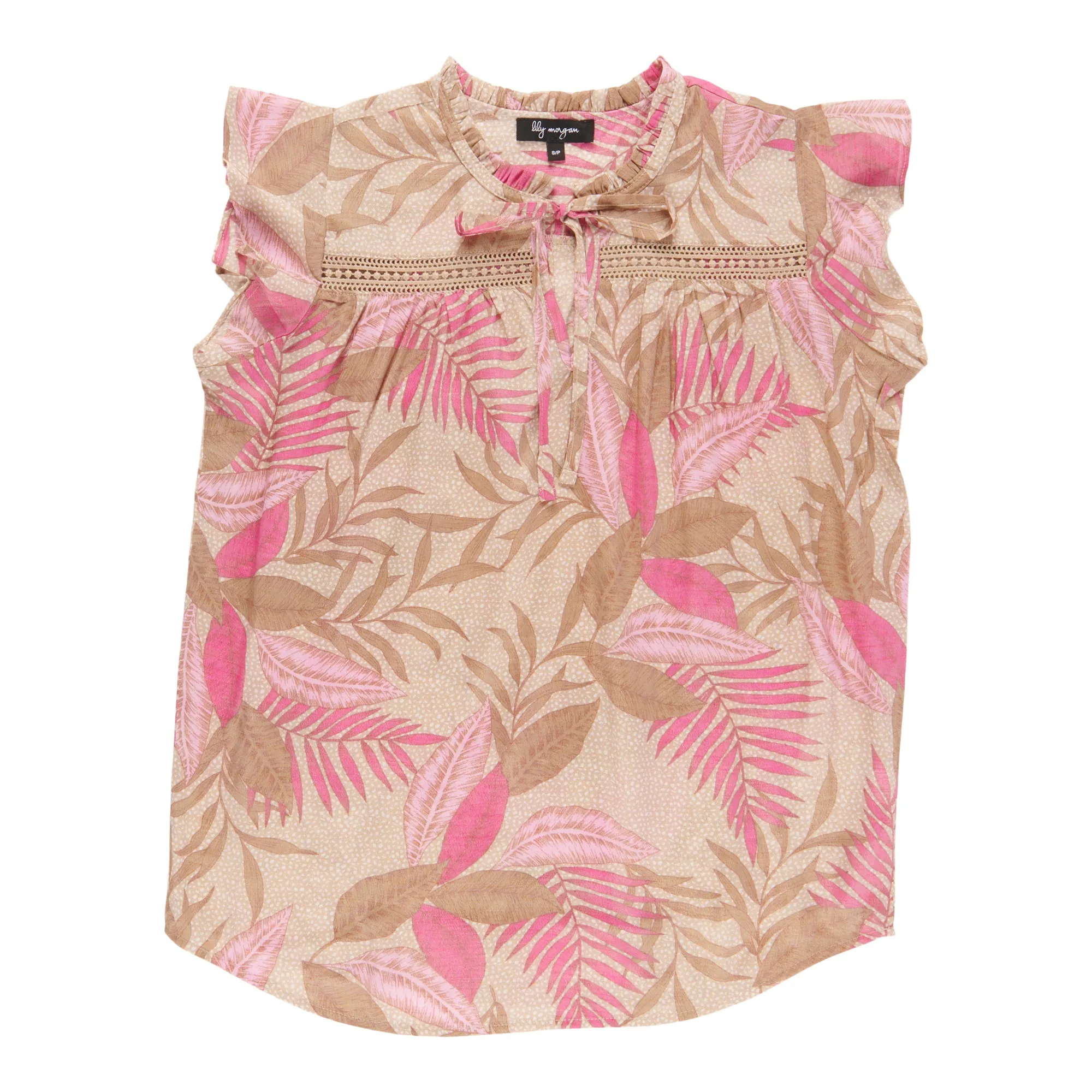 lily morgan Women's V-Neck Flutter Sleeve Blouse sold by Giant Tiger product image thumbnail 2