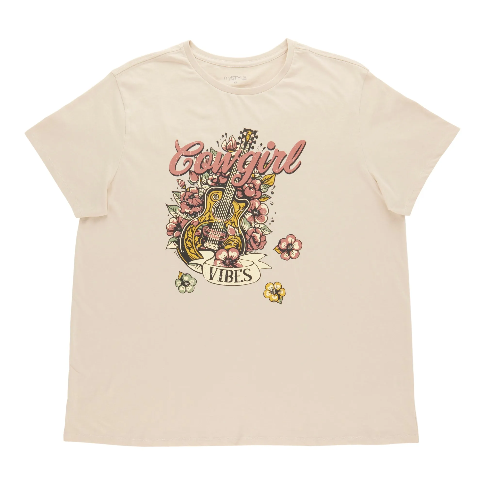 mySTYLE Women's Plus Crew Neck T-Shirt sold by Giant Tiger product image thumbnail 3