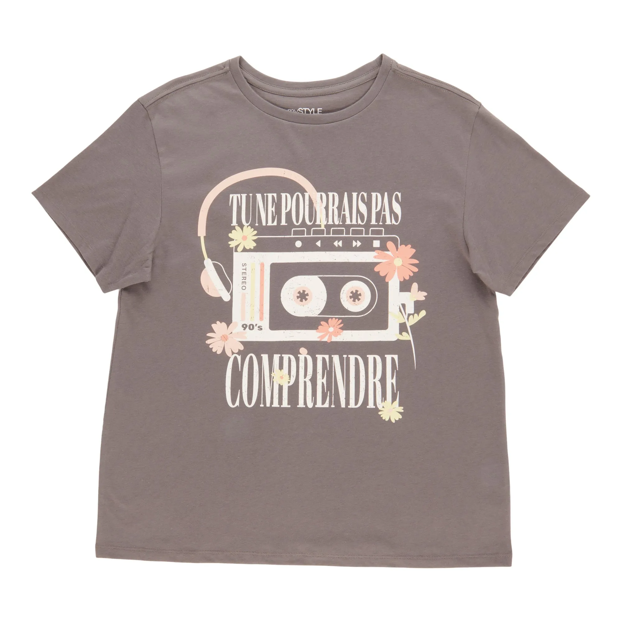 mySTYLE Women's Crew Neck T-Shirt sold by Giant Tiger product image thumbnail 3