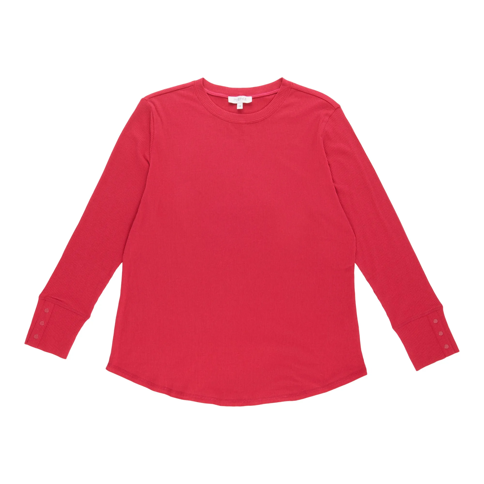 mySTYLE Women's Plus Long Sleeve Top sold by Giant Tiger