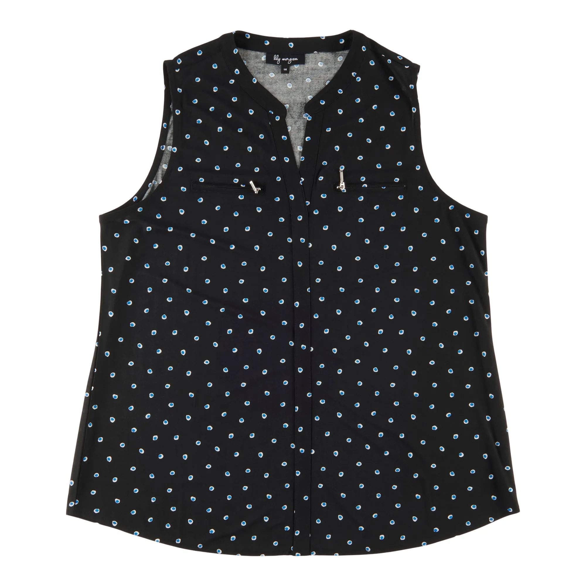 lily morgan Women's Plus Zip Detail Top sold by Giant Tiger product image thumbnail 4