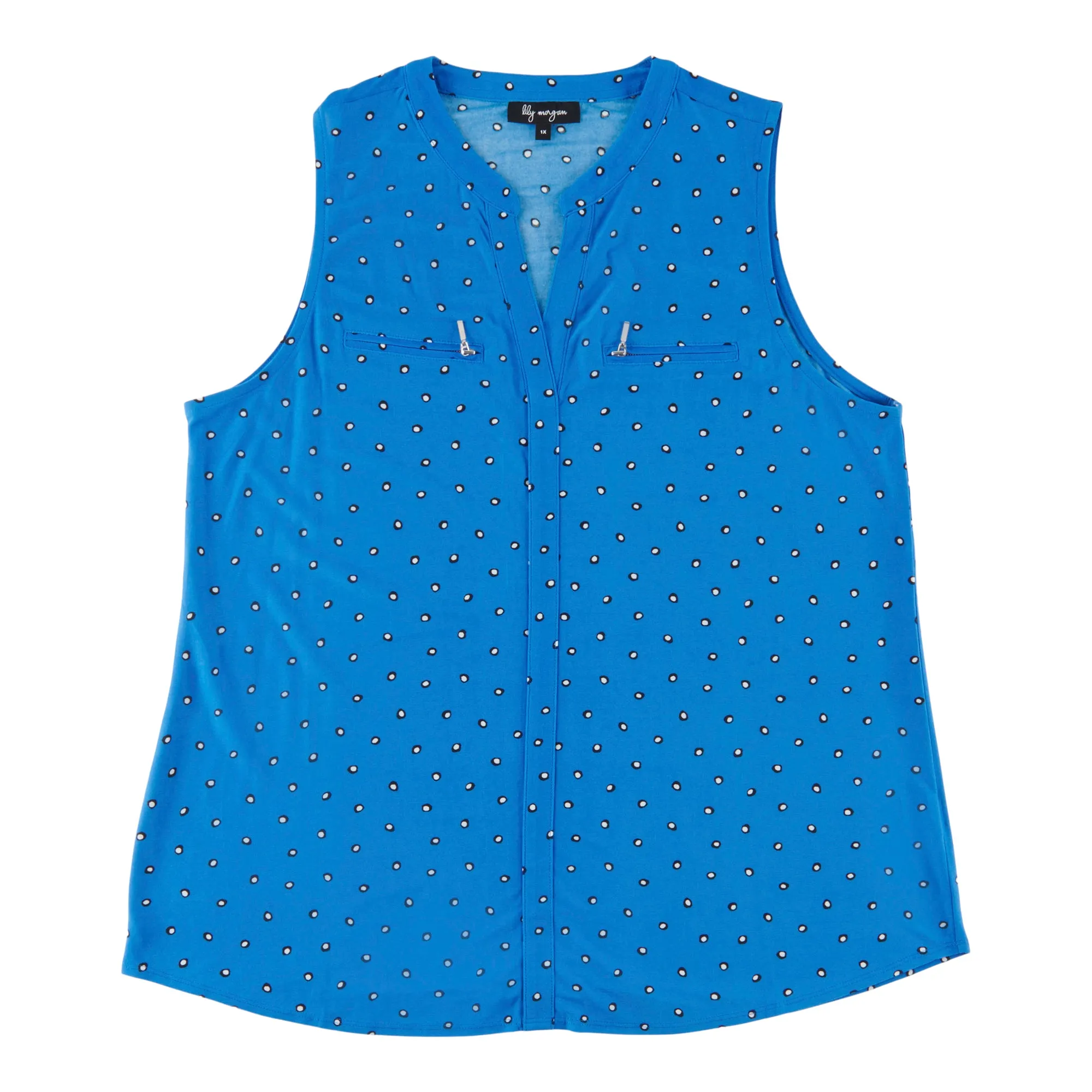 lily morgan Women's Plus Zip Detail Top sold by Giant Tiger product image thumbnail 3