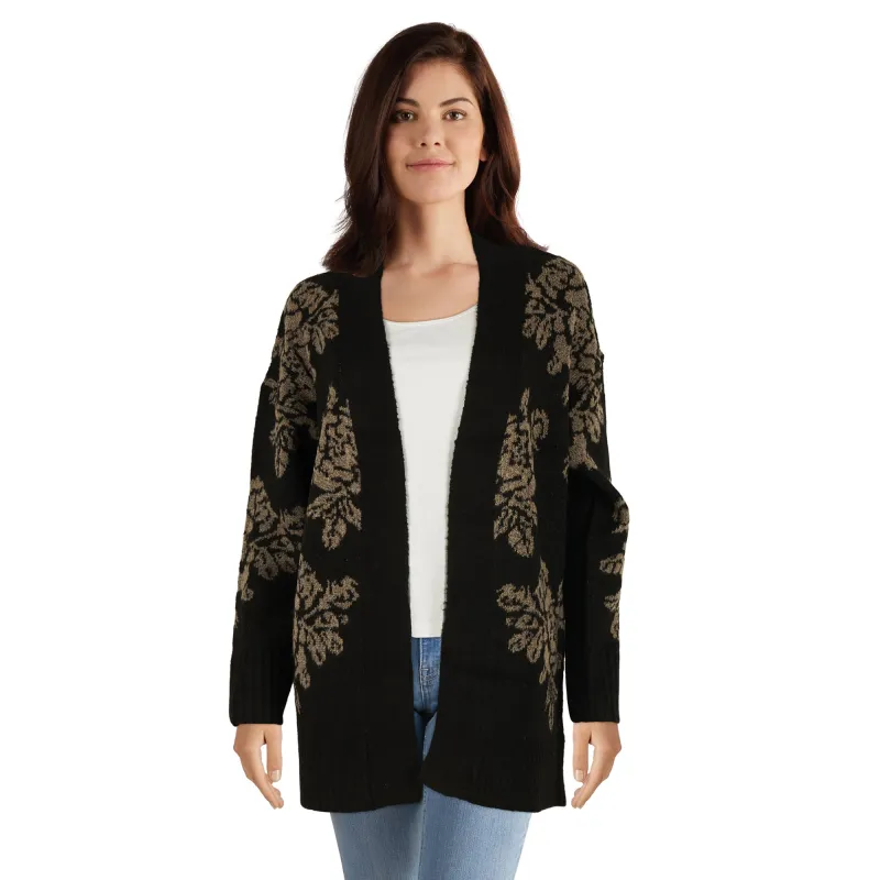 Women's Floral Jacquard Cardigan sold by Giant Tiger