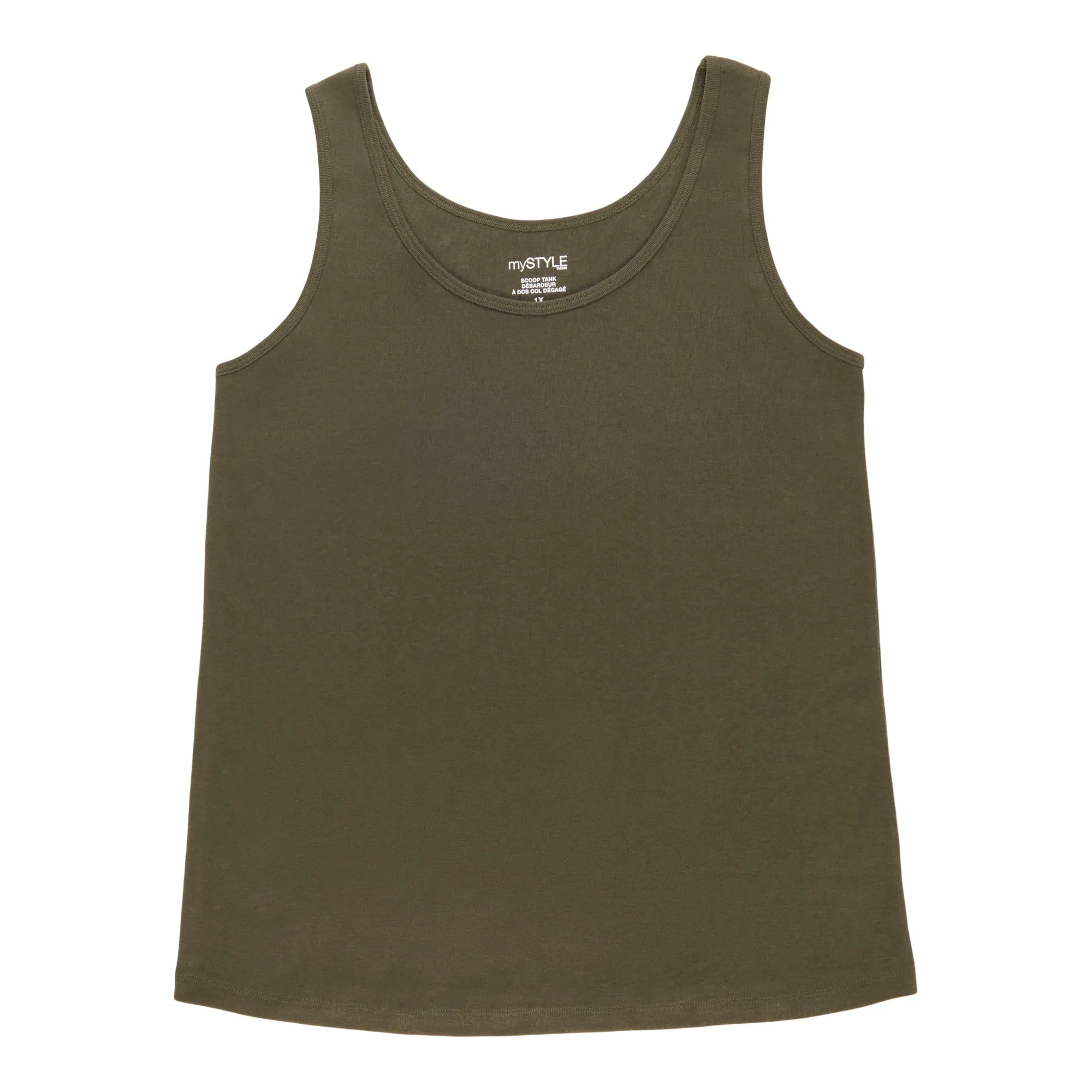 mySTYLE Women's Plus Ribbed Tank Top sold by Giant Tiger product image thumbnail 2