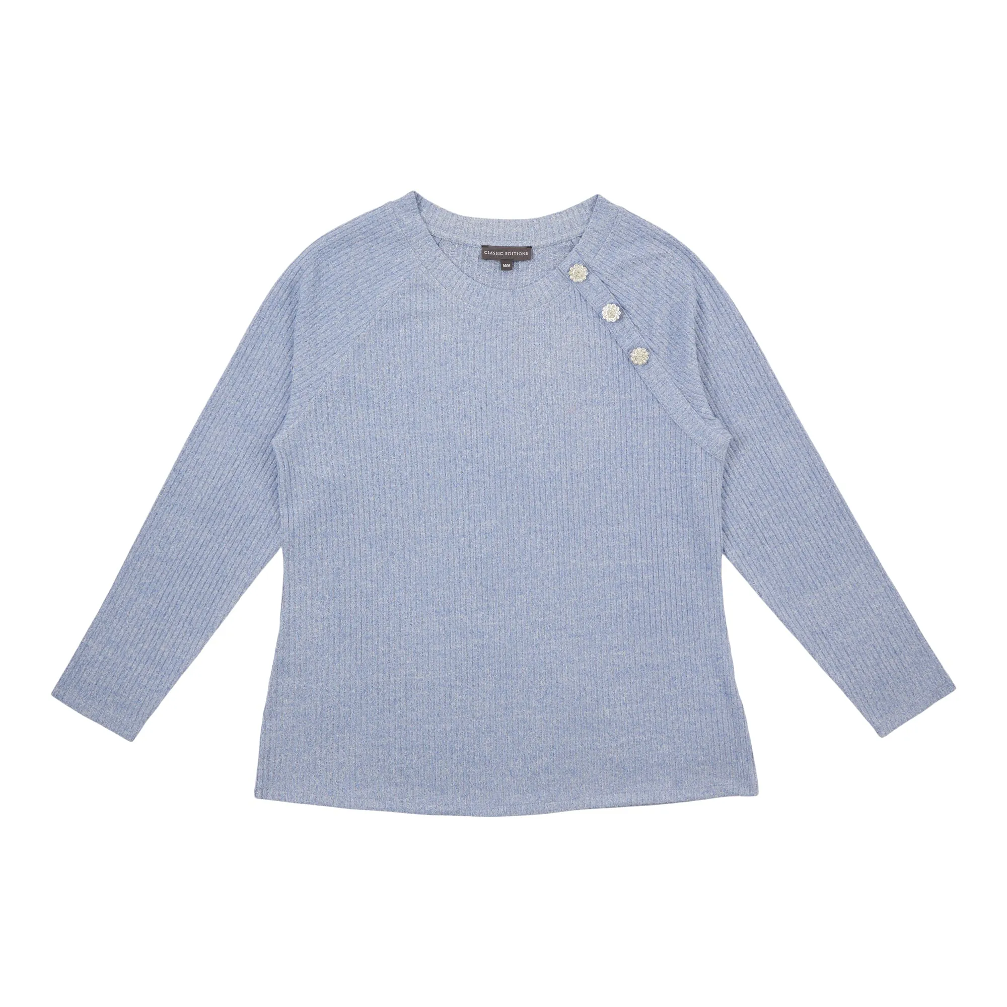 Classic Editions Women's Long Sleeve with Button Detail Top sold by Giant Tiger product image thumbnail 2