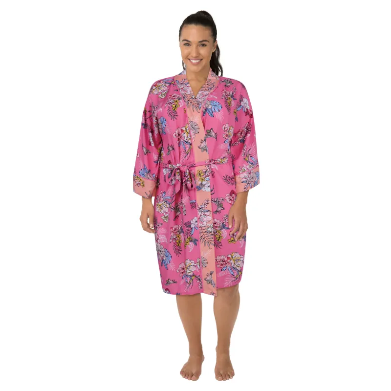 Carisma Women's Plus Challis Robe sold by Giant Tiger