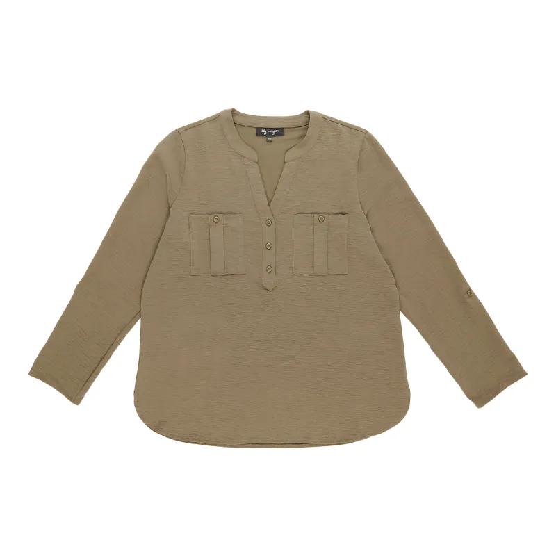 lily morgan Women's Long Sleeve Blouse sold by Giant Tiger