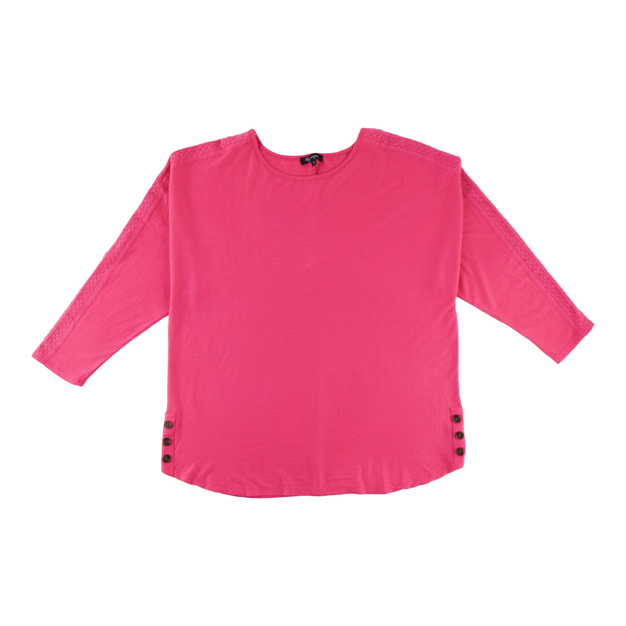 lily morgan Women's Plus Round-Neck Ribbed Blouse sold by Giant Tiger product image thumbnail 4