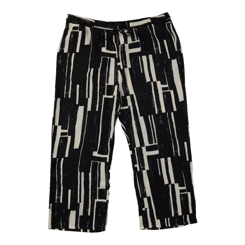 lily morgan Women's Plus Printed Wide-Leg Pull-On Pants sold by Giant Tiger