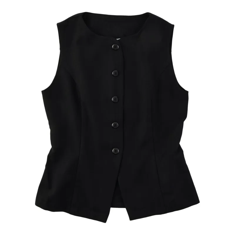 Women's Solid Button Front Vest sold by Giant Tiger