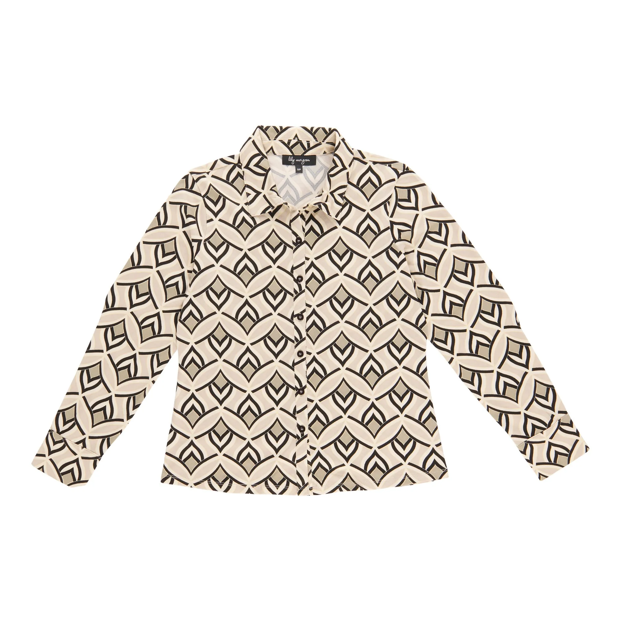 lily morgan Women's Long Sleeve Collared Blouse sold by Giant Tiger product image thumbnail 2