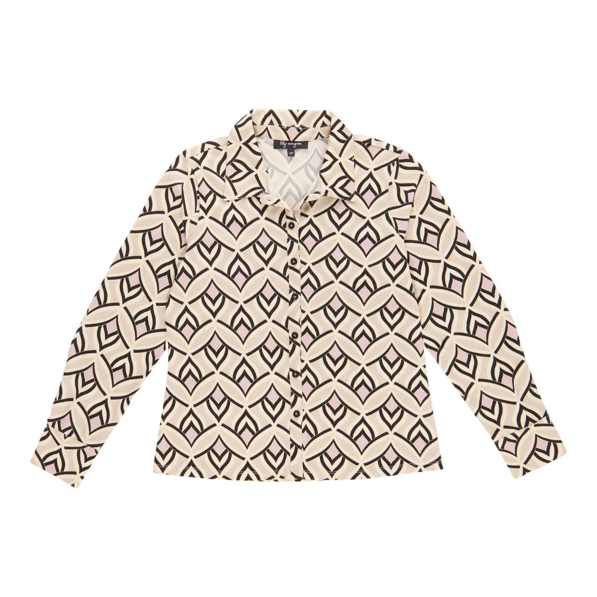 lily morgan Women's Long Sleeve Collared Blouse sold by Giant Tiger product image thumbnail 3