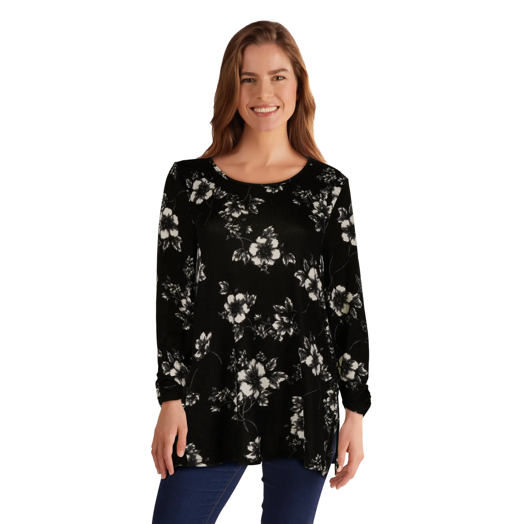 lily morgan Women's Top with Side Buttons sold by Giant Tiger product image thumbnail 3