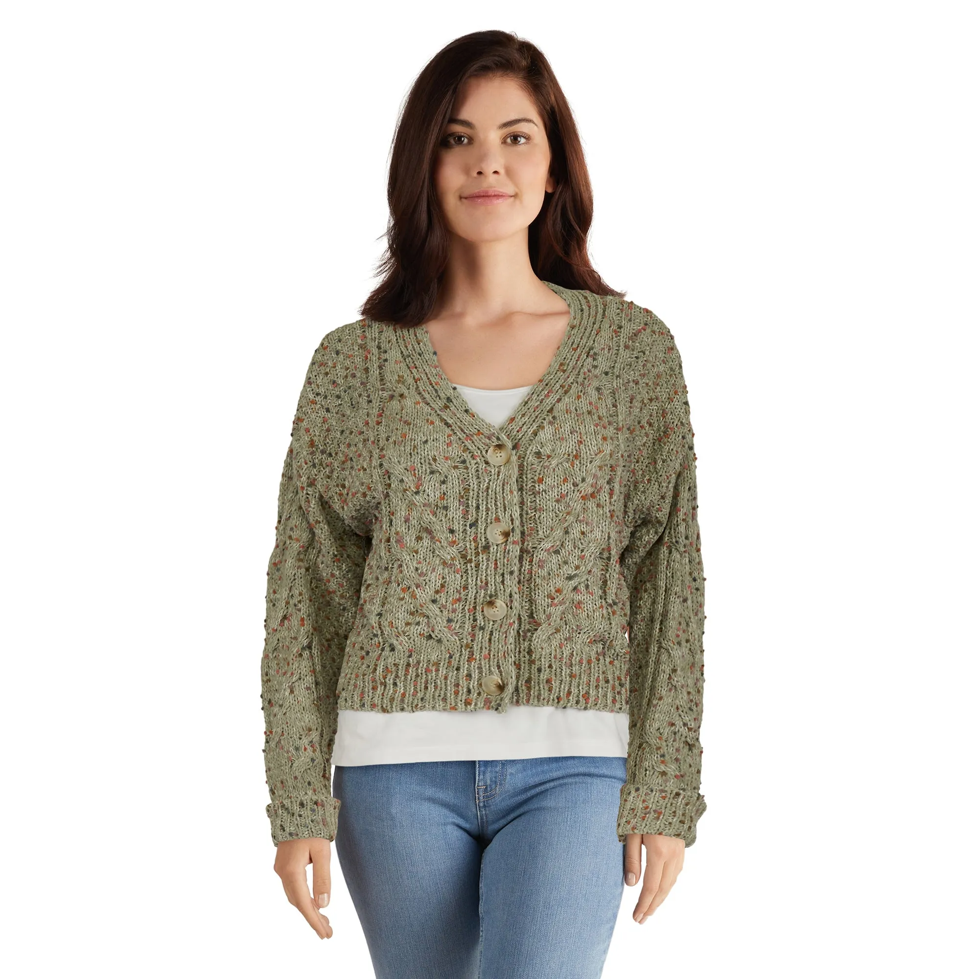 mySTYLE Women's Cable Cardigan sold by Giant Tiger product image thumbnail 2