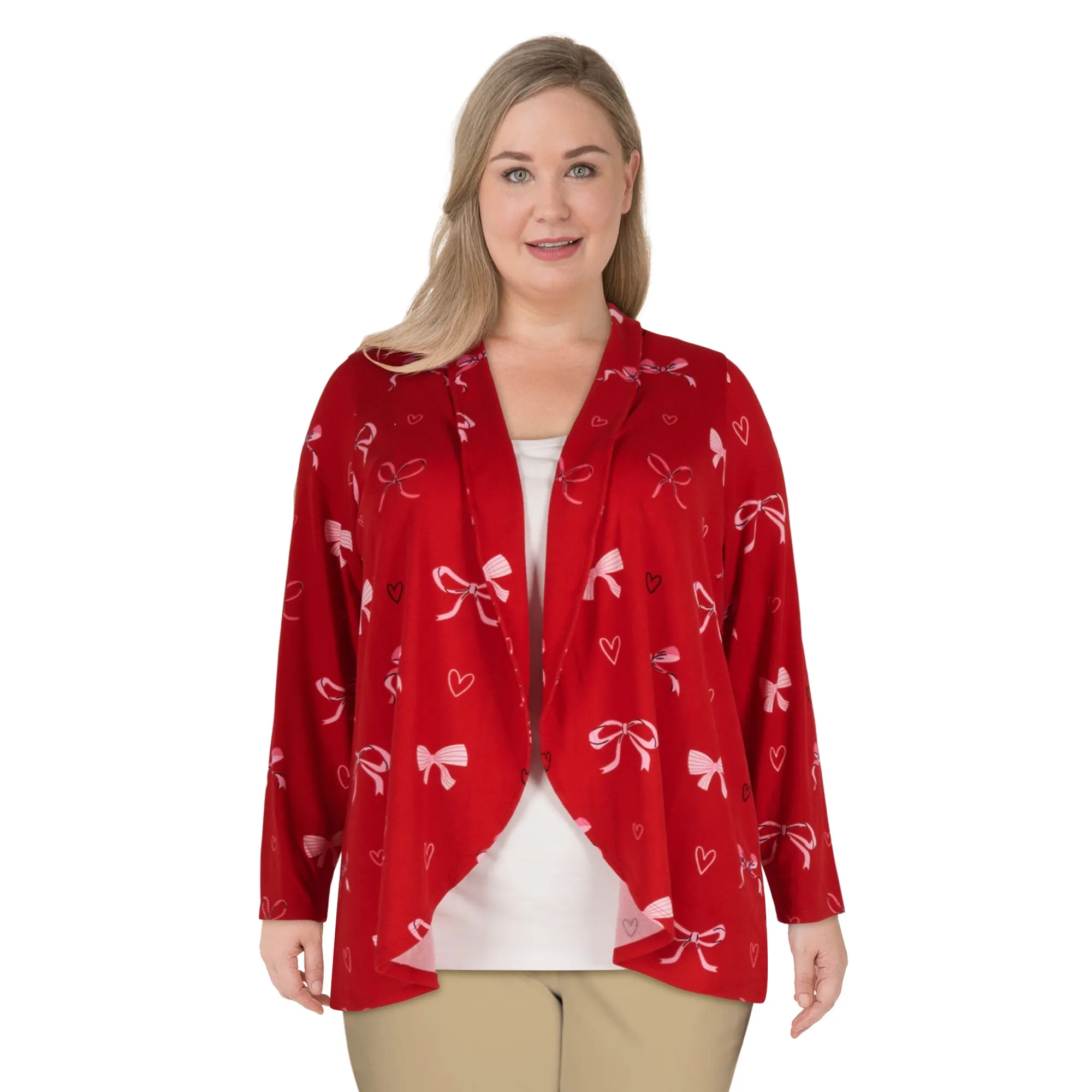 Women's Plus Valentine's Day Cardigan sold by Giant Tiger product image thumbnail 2