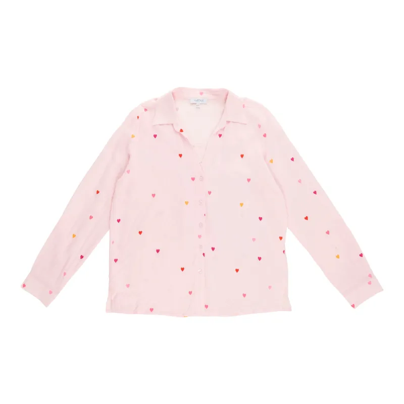 mySTYLE Women's 'Love' Button-Up Shirt sold by Giant Tiger