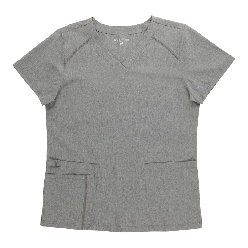 Options Women's Melange Scrub Top made by Giant Tiger