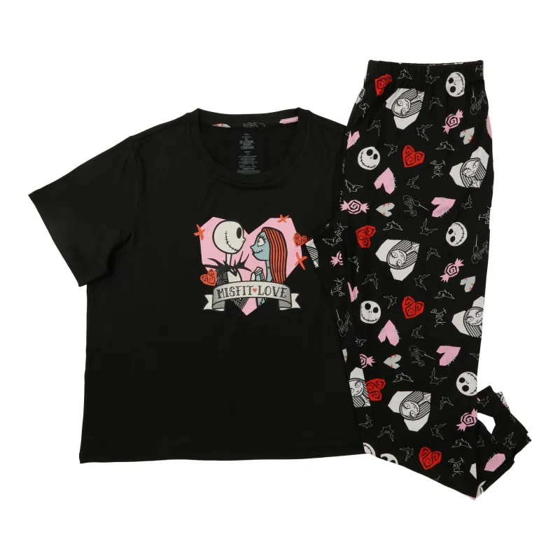 Women's Plus Licensed PJ Set, 2-Piece made by Giant Tiger