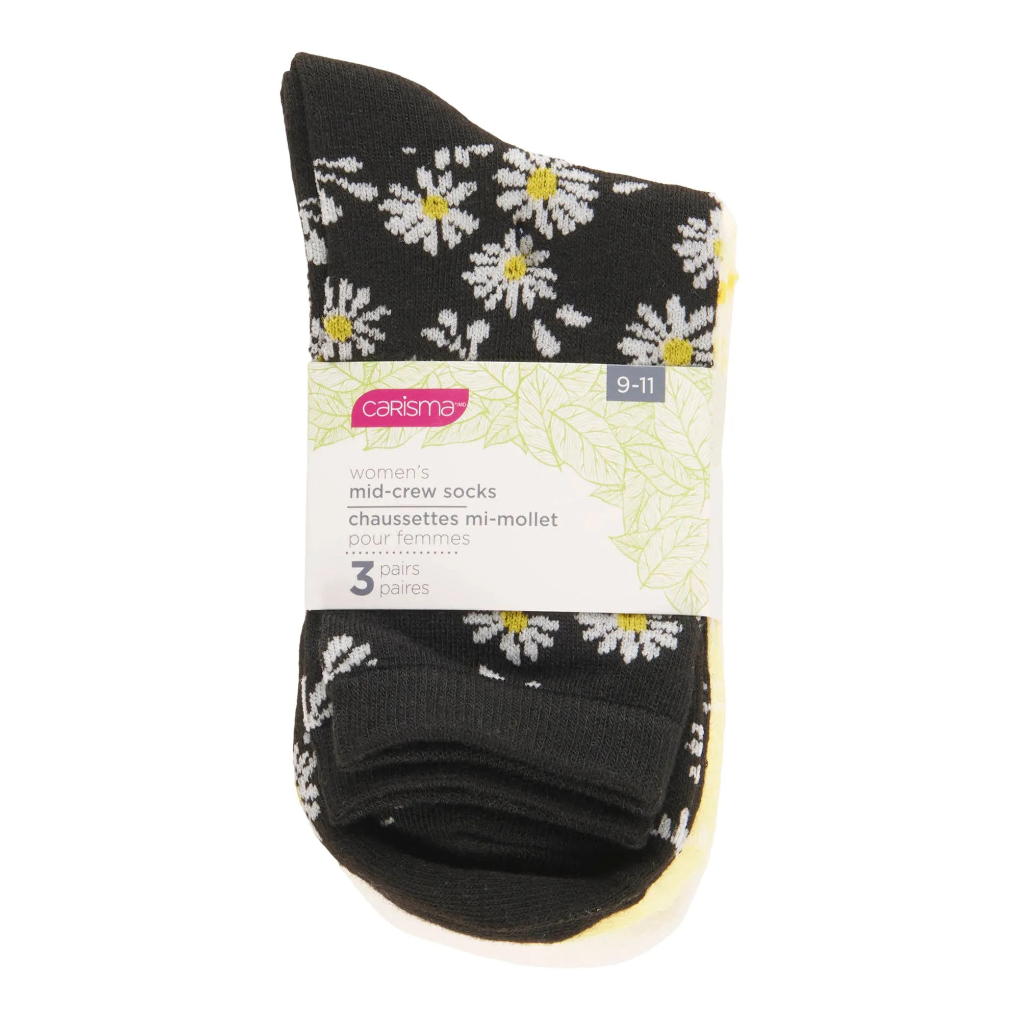Carisma Women's Novelty Mid-Crew Socks, 3-Pack sold by Giant Tiger product image thumbnail 2