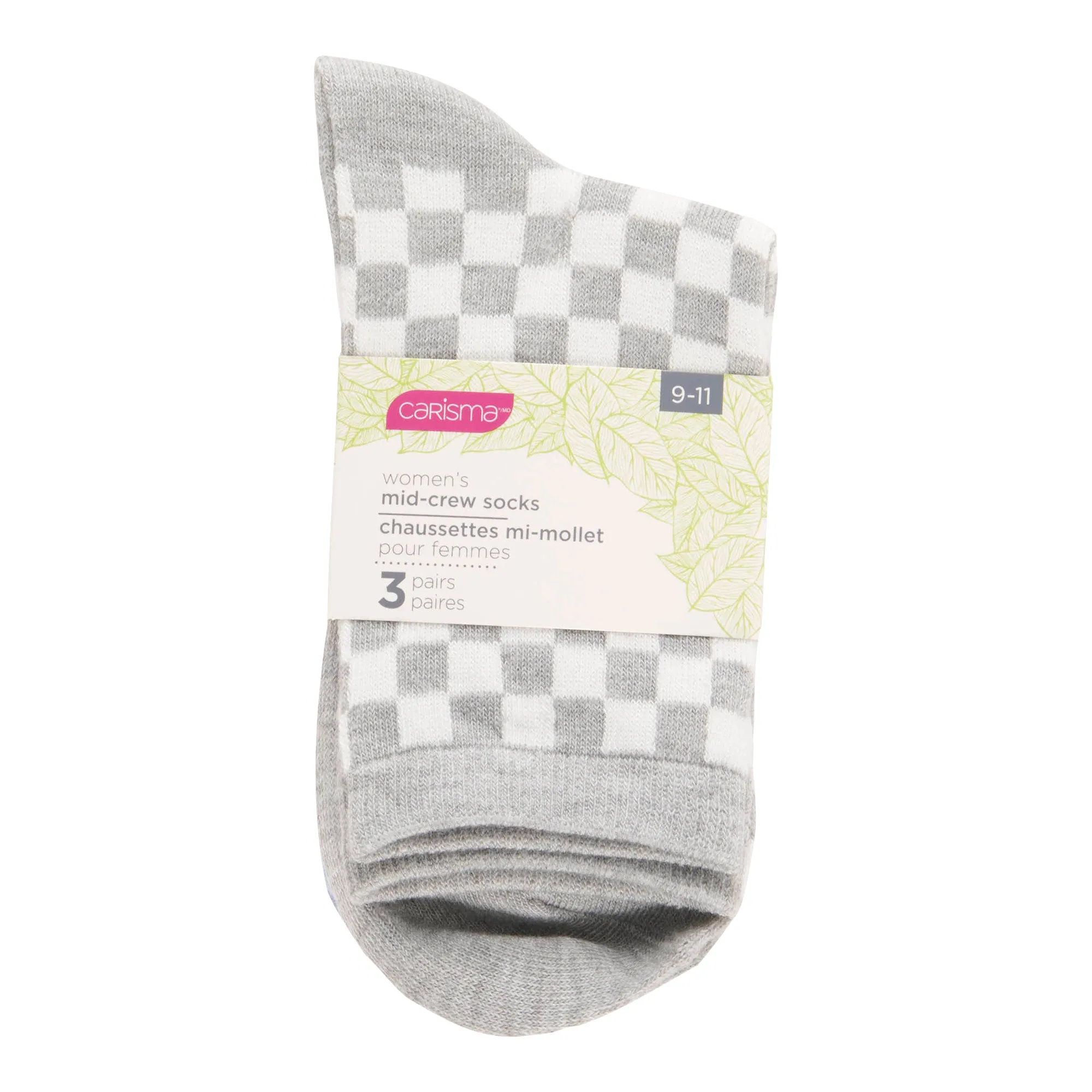 Carisma Women's Novelty Mid-Crew Socks, 3-Pack sold by Giant Tiger product image thumbnail 4