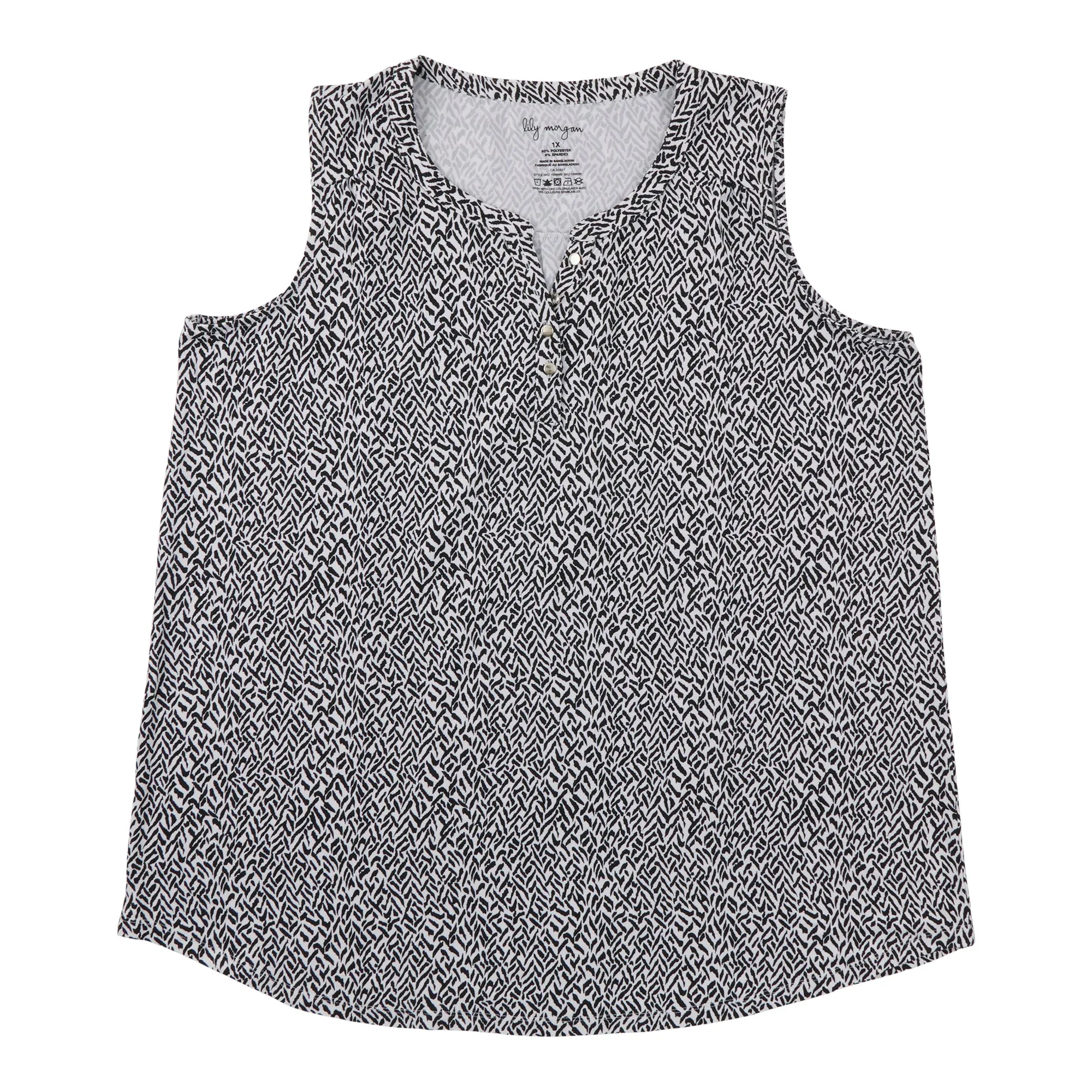 lily morgan Women's Printed Camisole with Buttons sold by Giant Tiger product image thumbnail 5