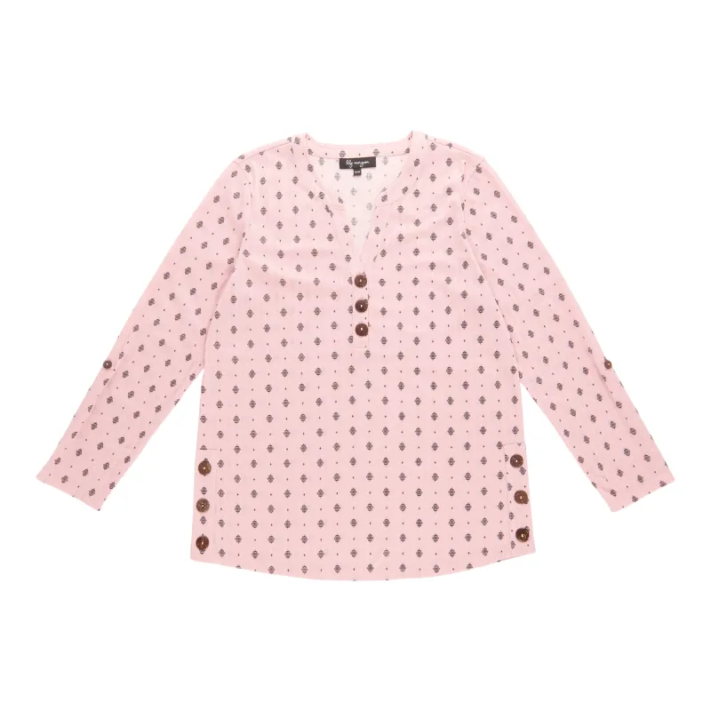 lily morgan Women's Top with Side Buttons made by Giant Tiger