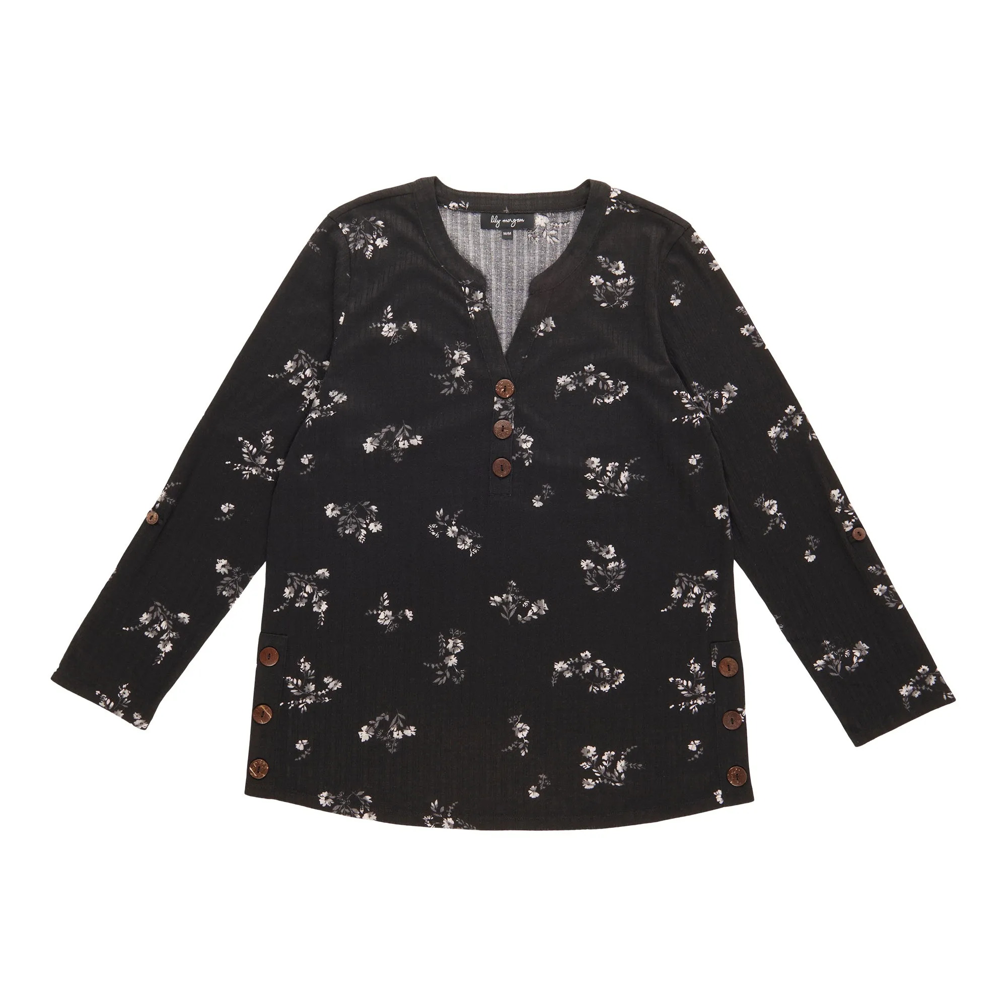 lily morgan Women's Top with Side Buttons sold by Giant Tiger product image thumbnail 2