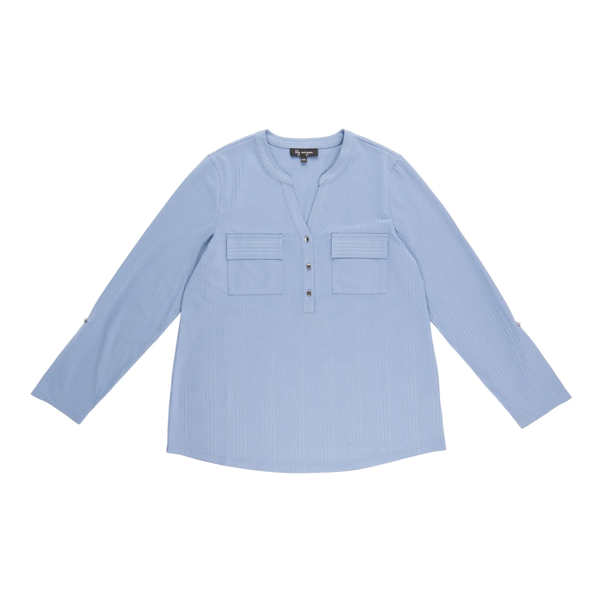 lily morgan Women's Mandarin Collar Top sold by Giant Tiger