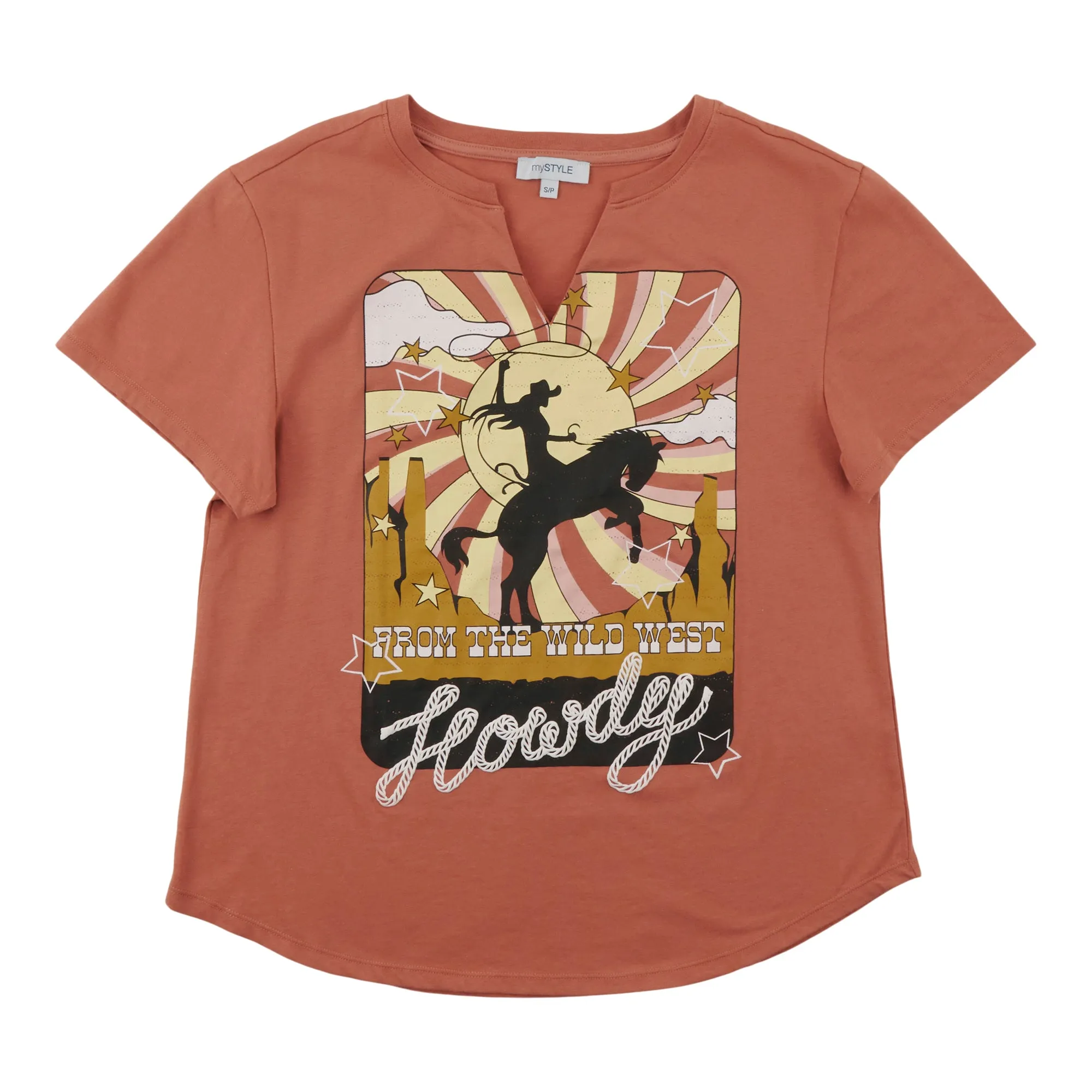 mySTYLE Women's V-Neck T-Shirt sold by Giant Tiger product image thumbnail 2