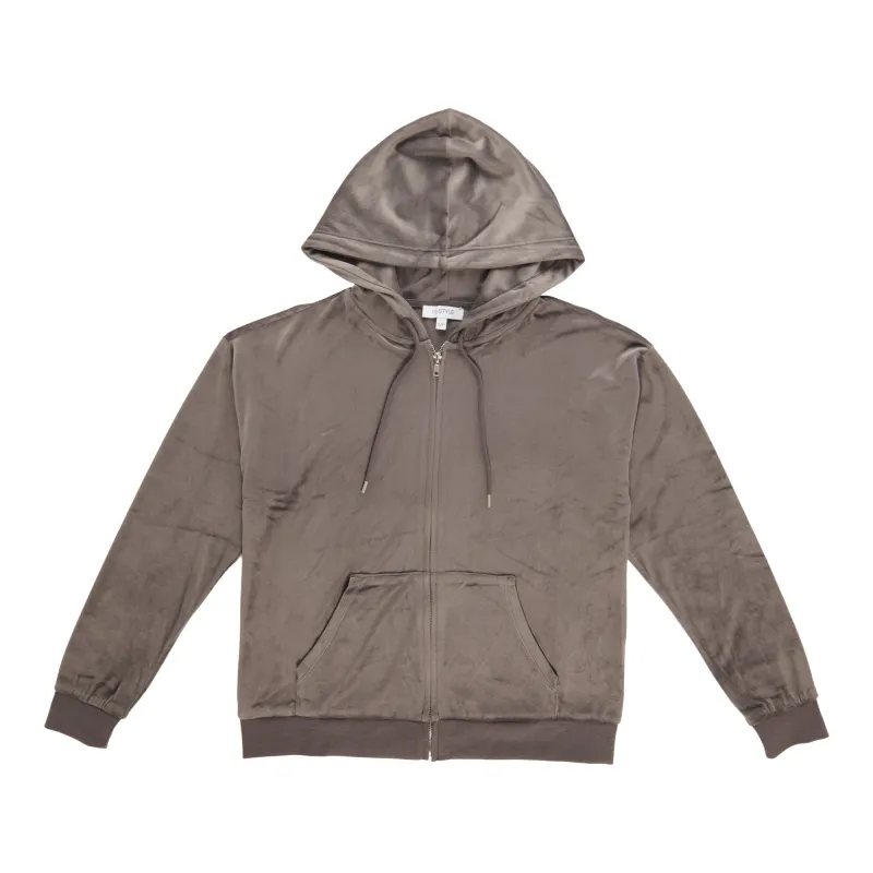 mySTYLE Women's Velour Hoodie made by Giant Tiger