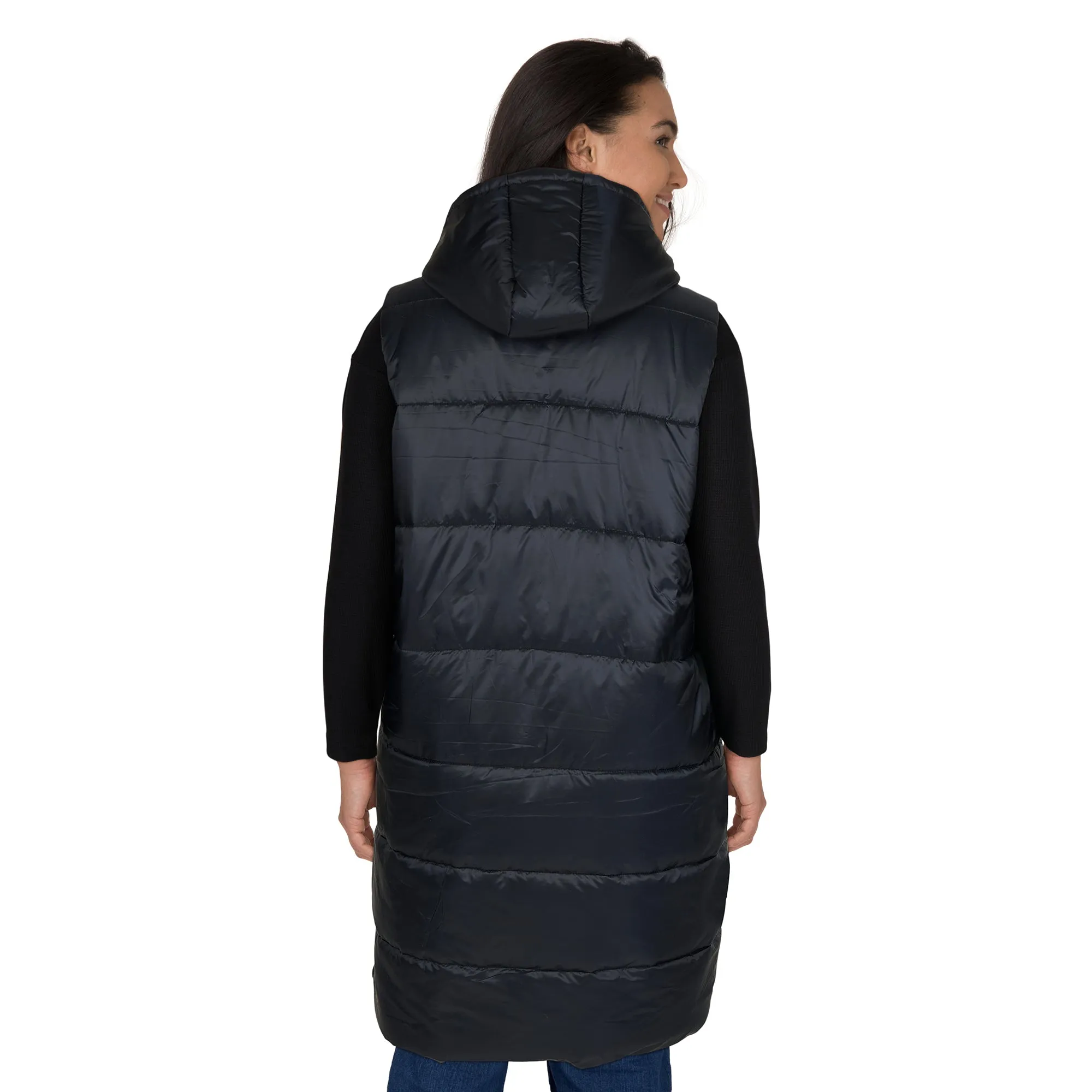 mySTYLE Women's Plus Long Puffer Vest sold by Giant Tiger product image thumbnail 2