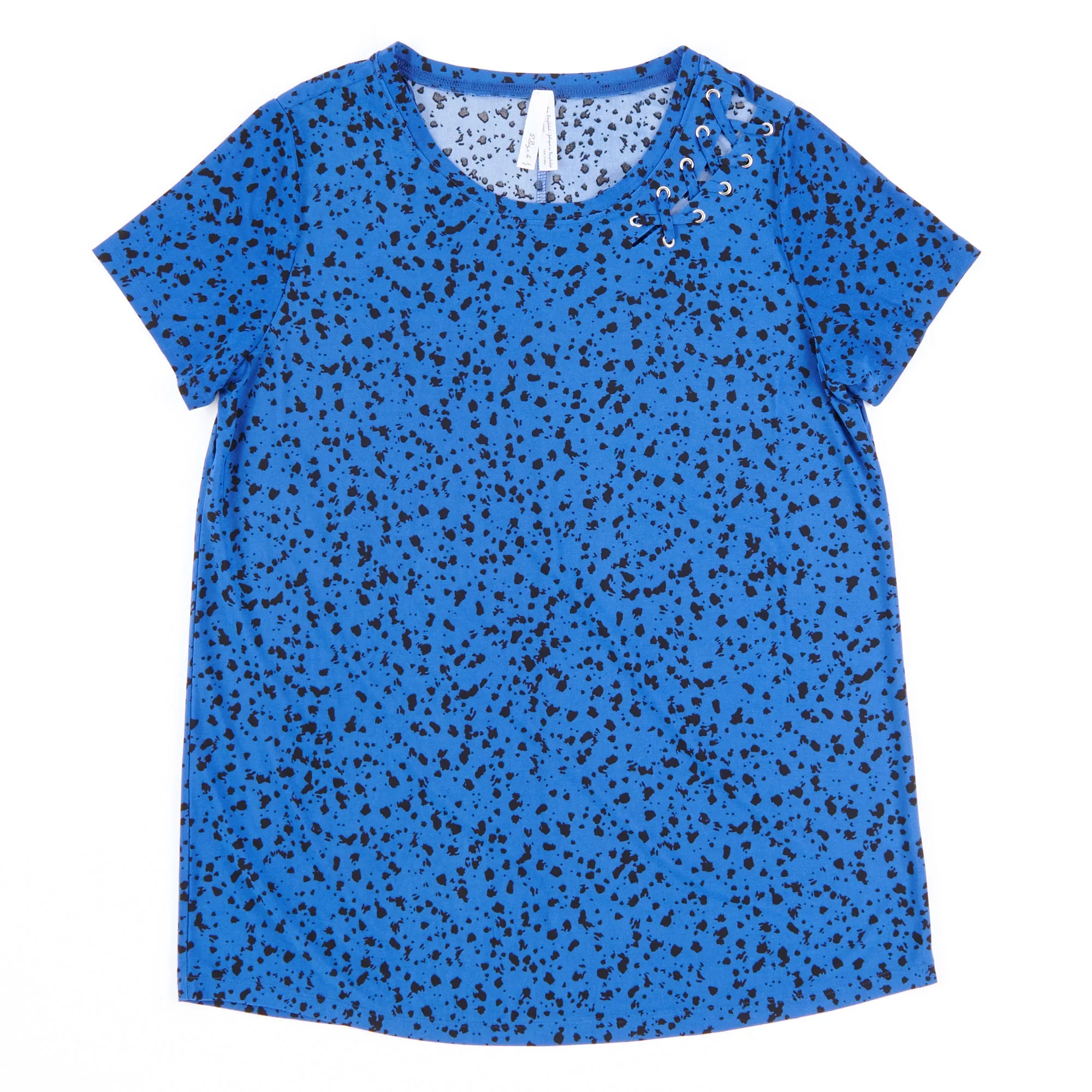 Women's Printed Eyelet Trim Short Sleeve Top sold by Giant Tiger product image thumbnail 3