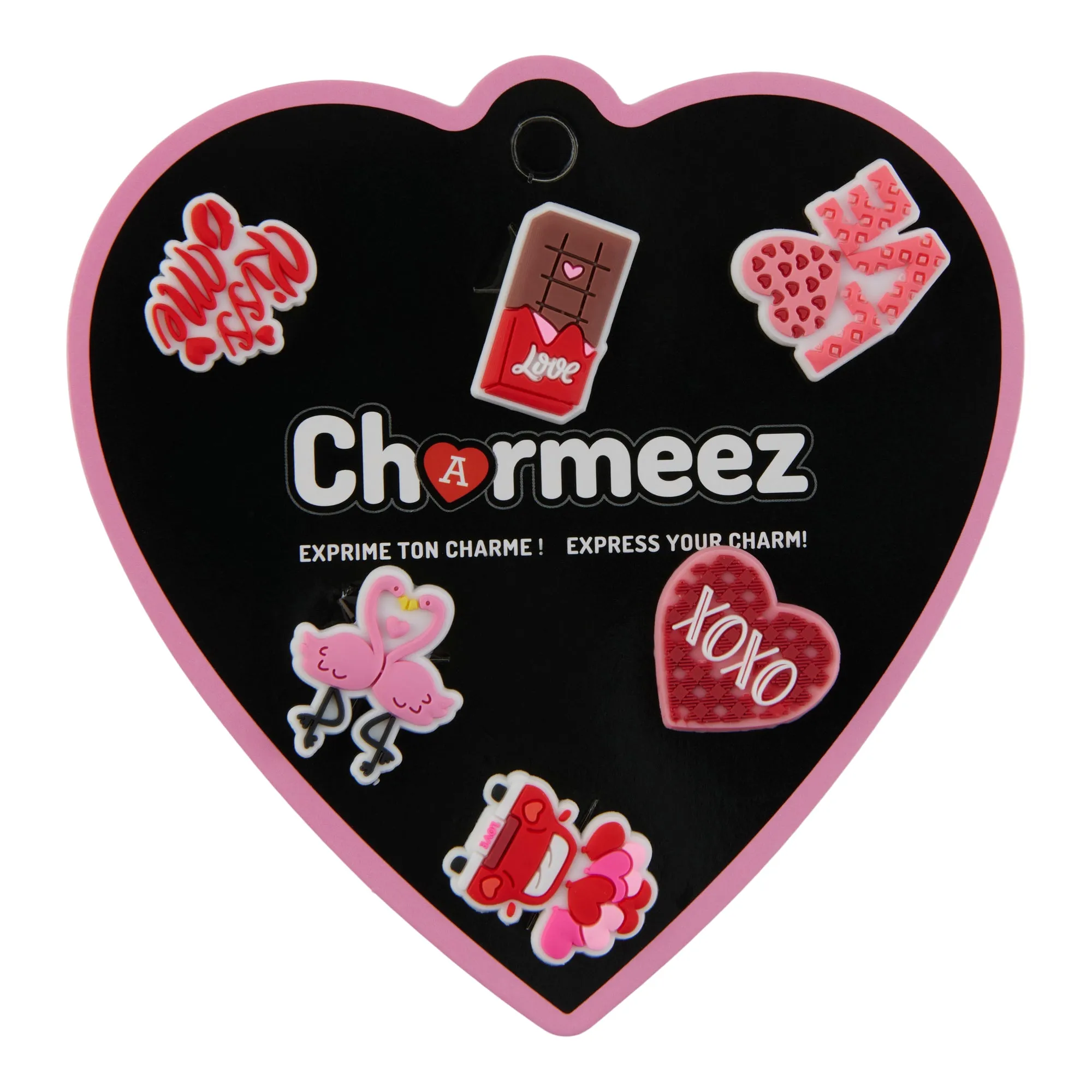 Charmeez Women's Valentine's Day Shoe Charms, 6-Pack sold by Giant Tiger