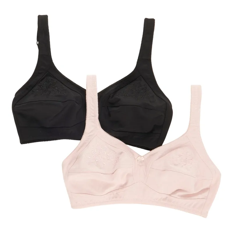 Women's Plus Wirefree Bra, 2-Pack sold by Giant Tiger