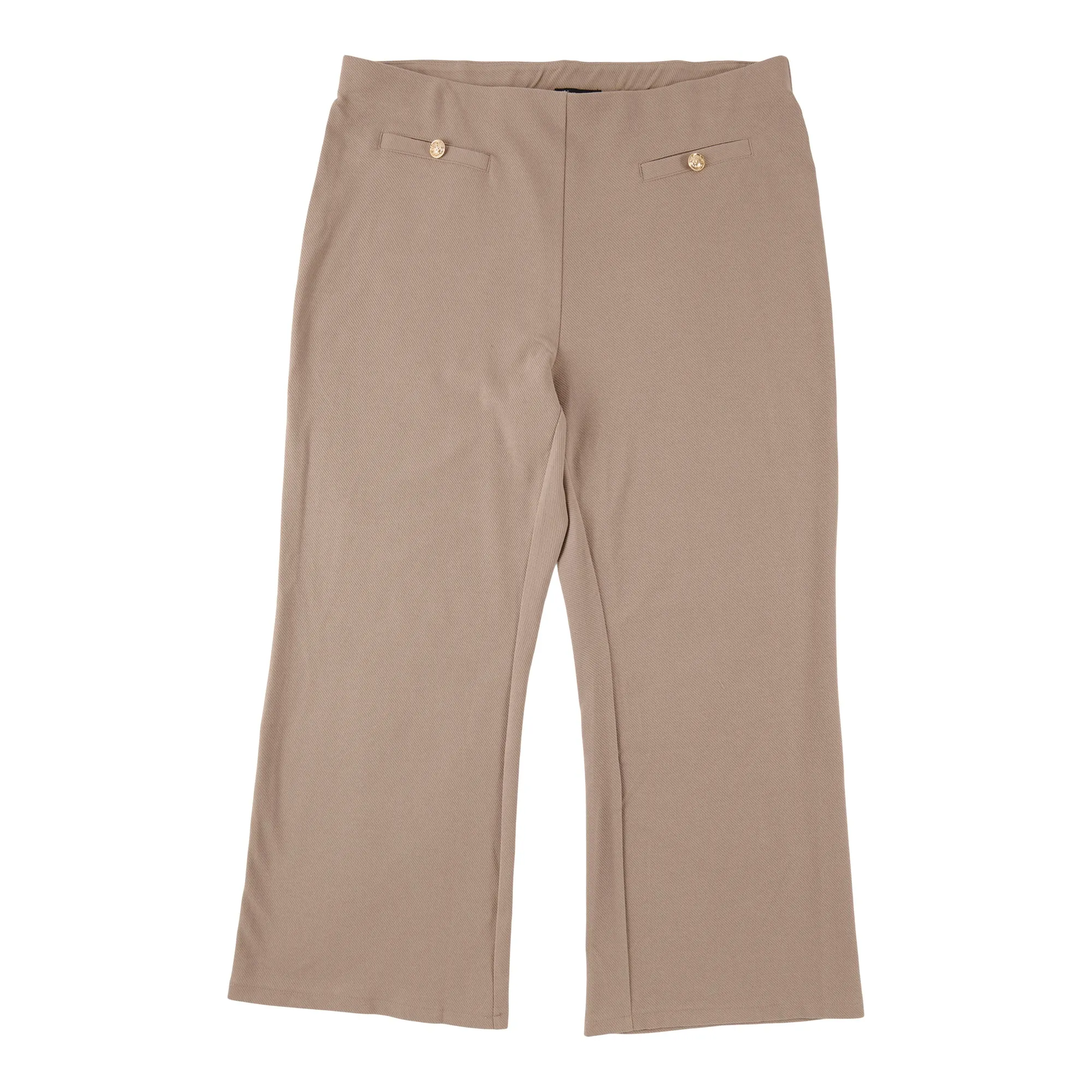 lily morgan Women's Plus Twill Wide-Leg Pants with Gold Buttons sold by Giant Tiger product image thumbnail 2