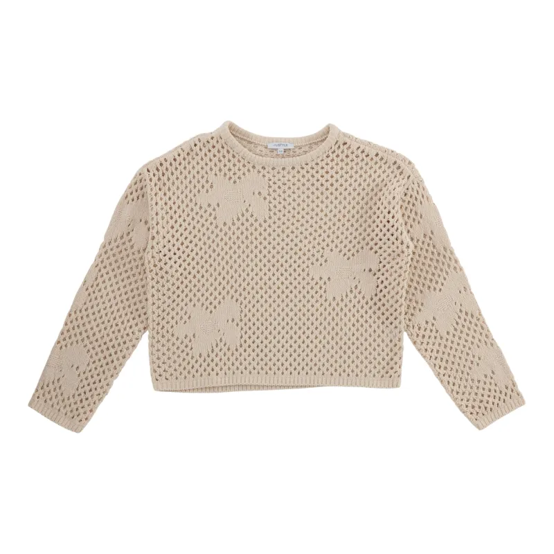 mySTYLE Women's Flower Knit Sweater made by Giant Tiger