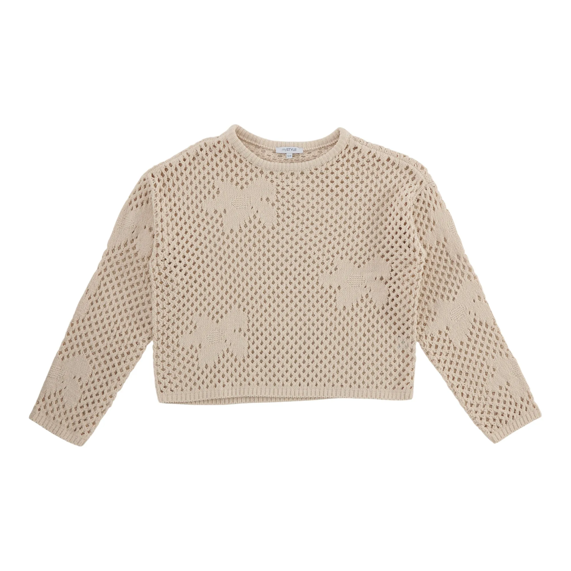 mySTYLE Women's Flower Knit Sweater sold by Giant Tiger