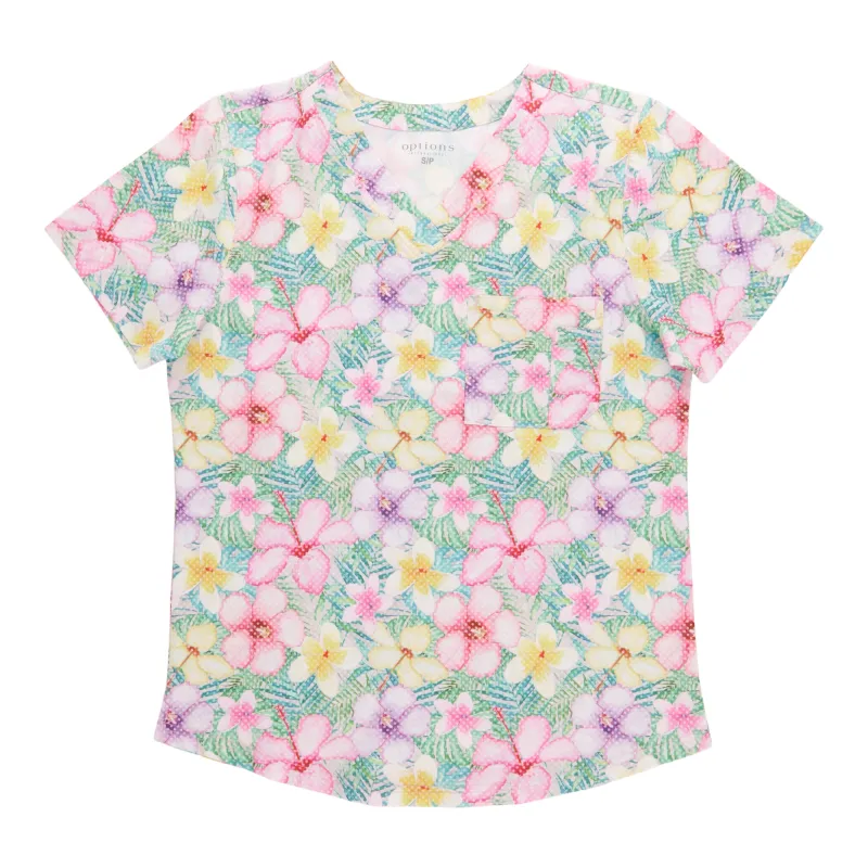 Options Women's Printed Scrub Top made by Giant Tiger