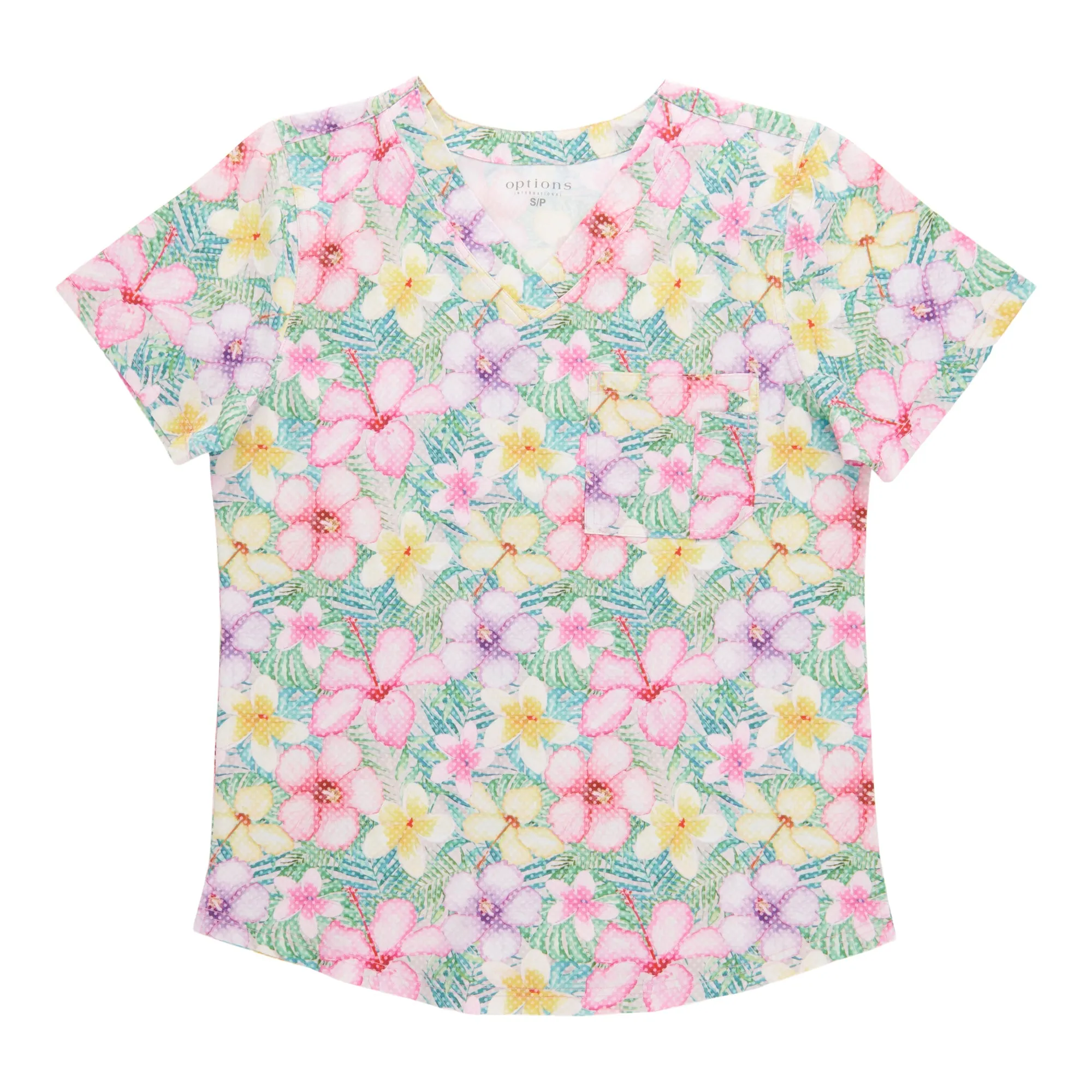 Options Women's Printed Scrub Top sold by Giant Tiger