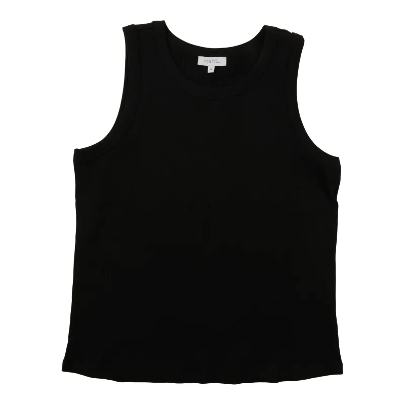 mySTYLE Women's Plus Fitted Ribbed Tank Top sold by Giant Tiger