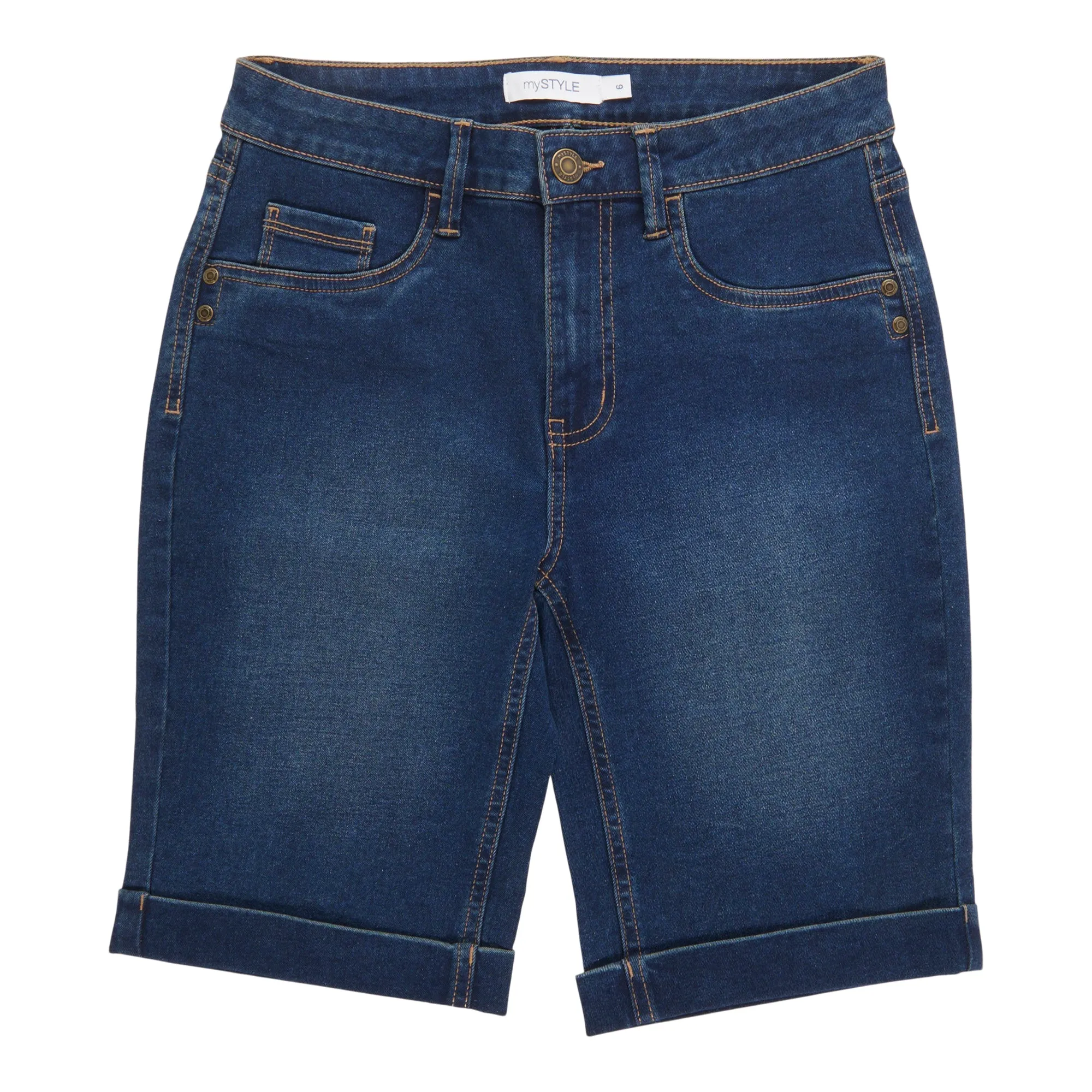 mySTYLE Women's High-Rise Stretch Bermuda Shorts sold by Giant Tiger product image thumbnail 3