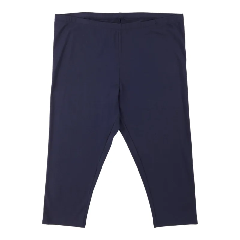 mySTYLE Women's Plus Navy Cotton Capri Leggings sold by Giant Tiger