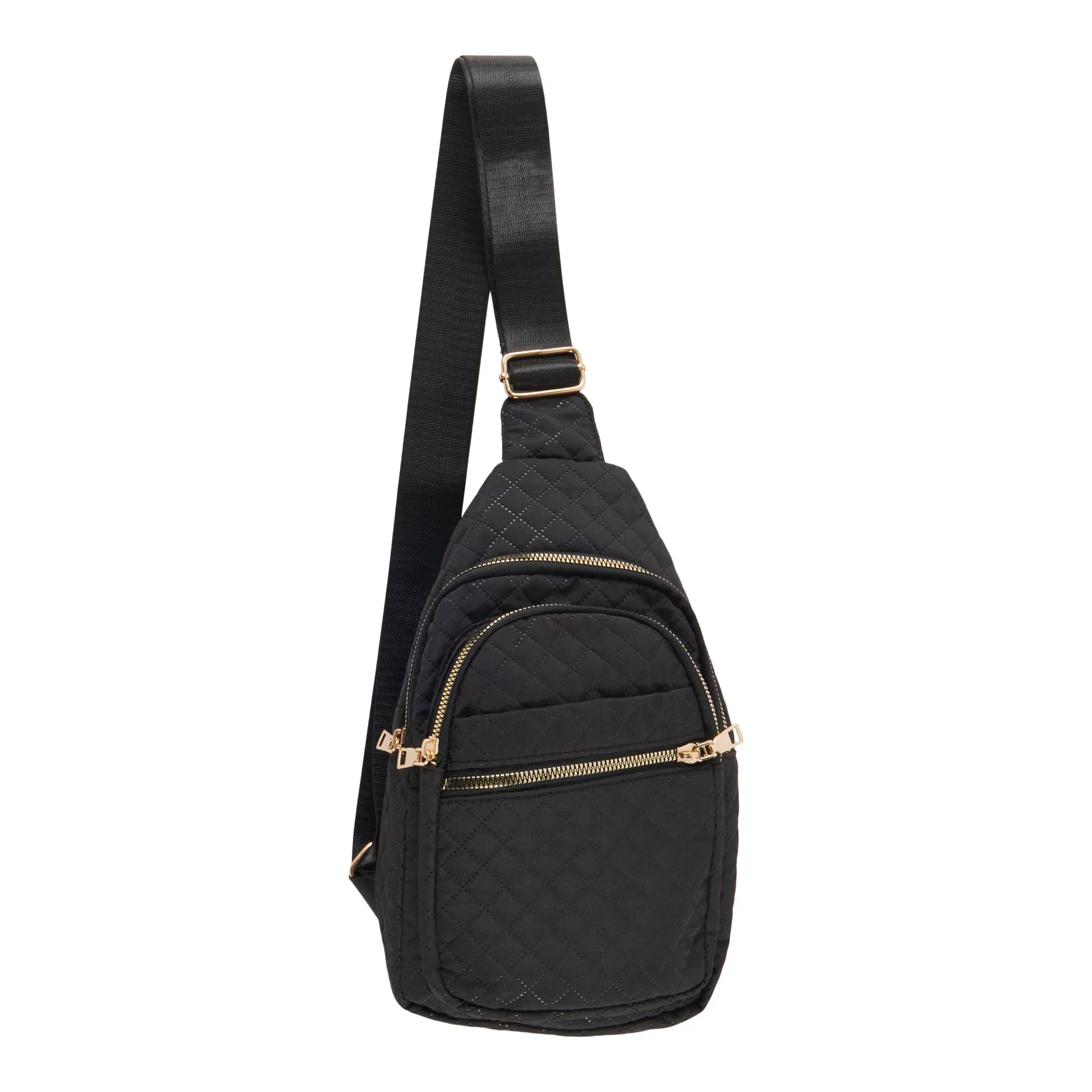 Women's Nylon Quilt Sling Bag sold by Giant Tiger