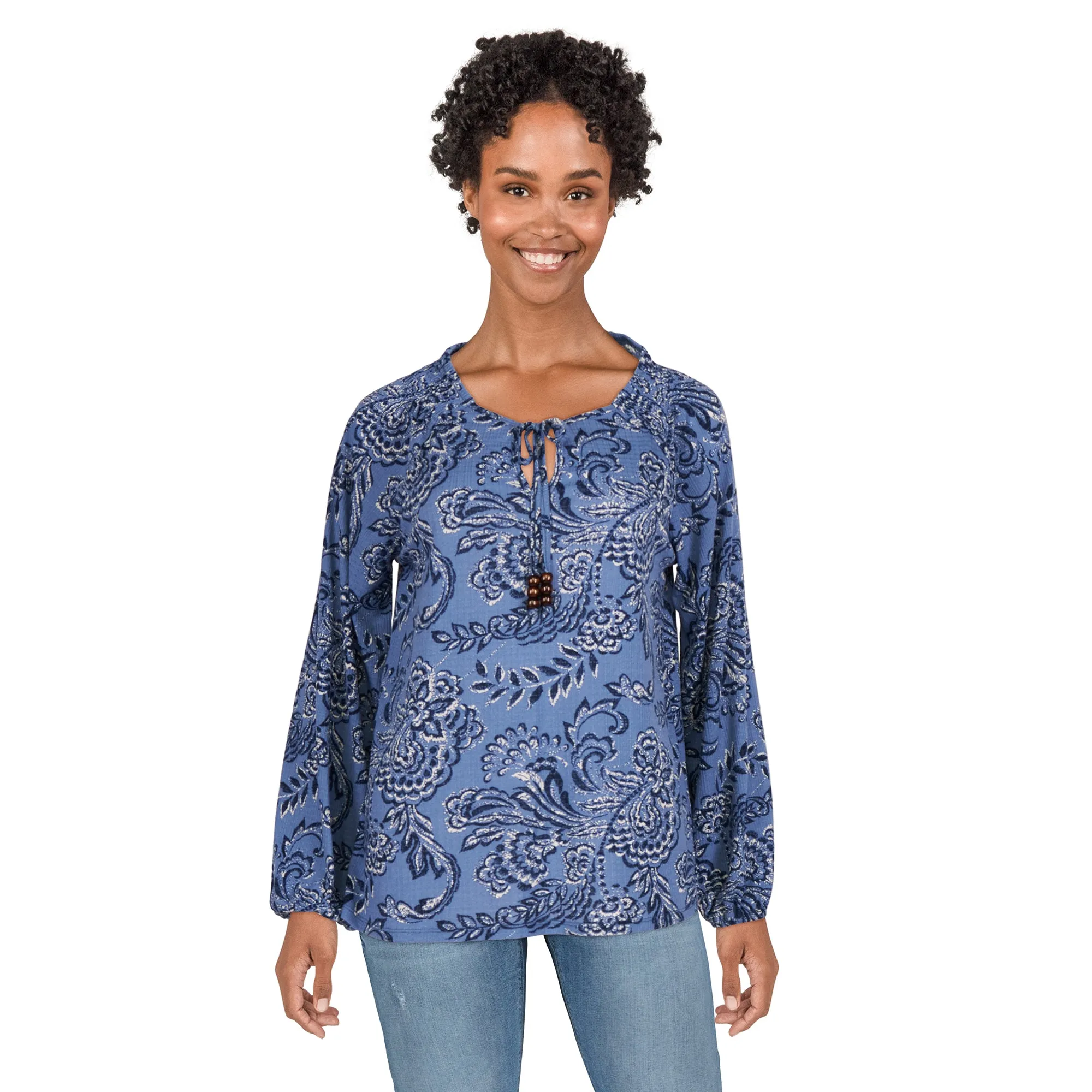 lily morgan Women's Printed Long Sleeve Top sold by Giant Tiger product image thumbnail 4