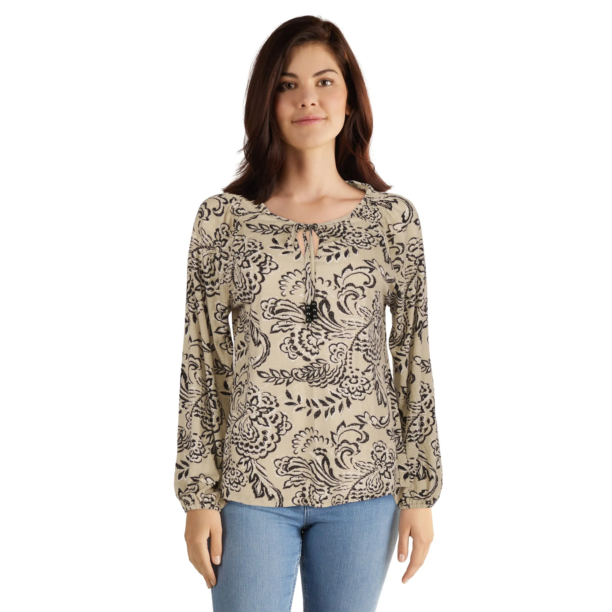 lily morgan Women's Printed Long Sleeve Top sold by Giant Tiger product image thumbnail 5