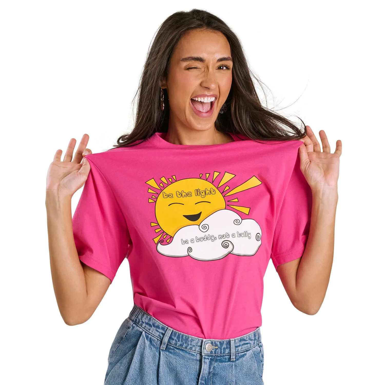 Adult Unisex Anti-Bullying "Be the Light" T-Shirt, English sold by Giant Tiger